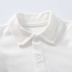 Newborn Baby Polo Shirt Long Sleeve 100% Cotton