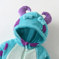 Toddler Animal Costume Fuzzy Warm 🦖