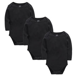 3 Baby Bodysuits Long Sleeve