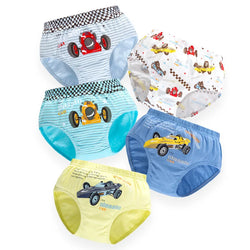 5 Pieces Set Kids Underwear Boys Knickers Breathable Cotton Children Panties Dinosaur Cartoon Pattern Briefs For Boys 2-14 Years