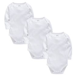 3 Baby Bodysuits Long Sleeve